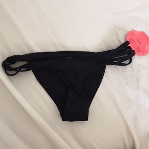 Black bikini bottoms NWT